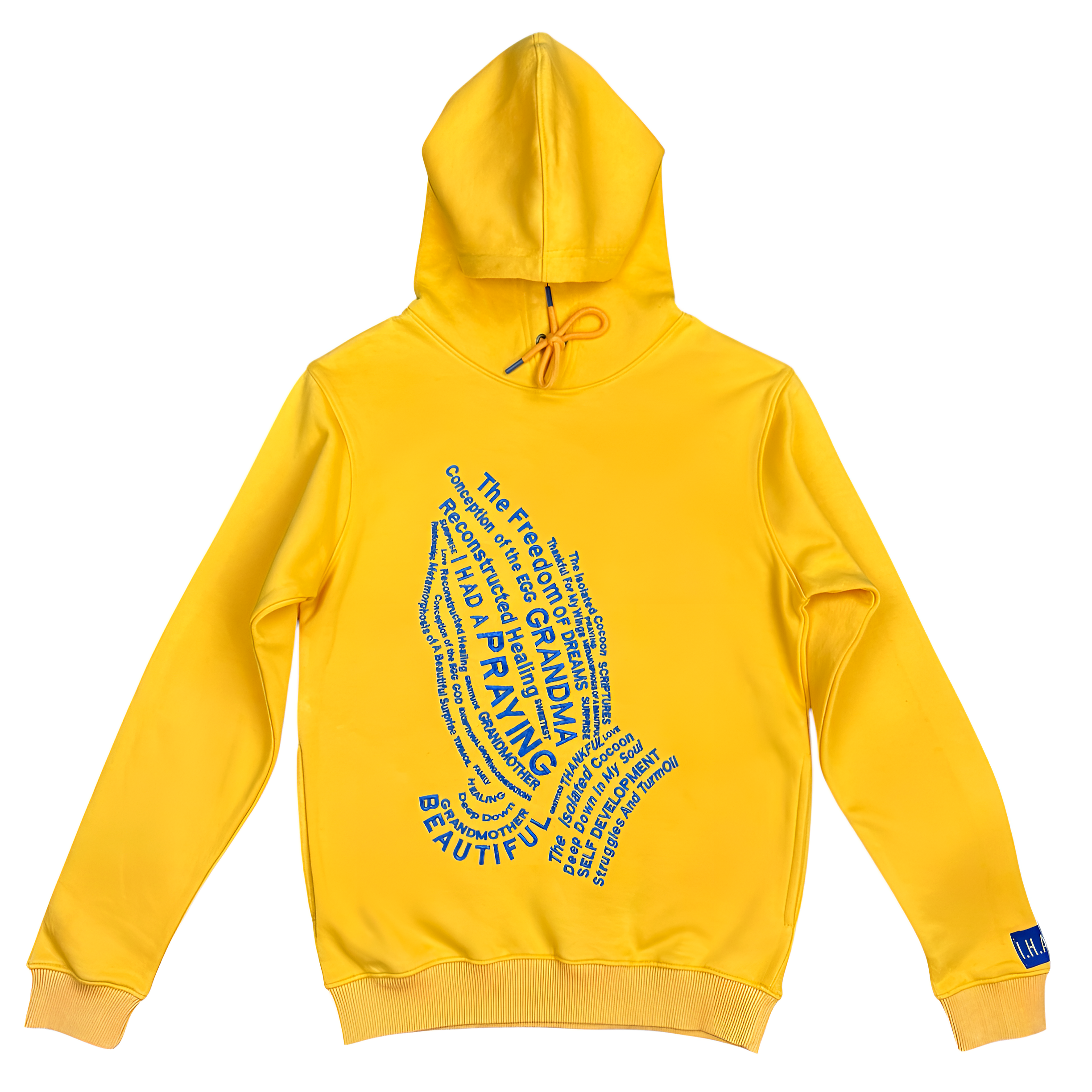 FATHER I THANK YOU” HOODIE - (YELLOW/BLUE) LIMITED EDITION – I HAD