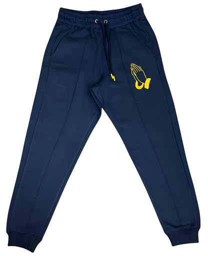 “GRANDMA’S LOVE” SWEATSUIT (NAVY BLUE/YELLOW)