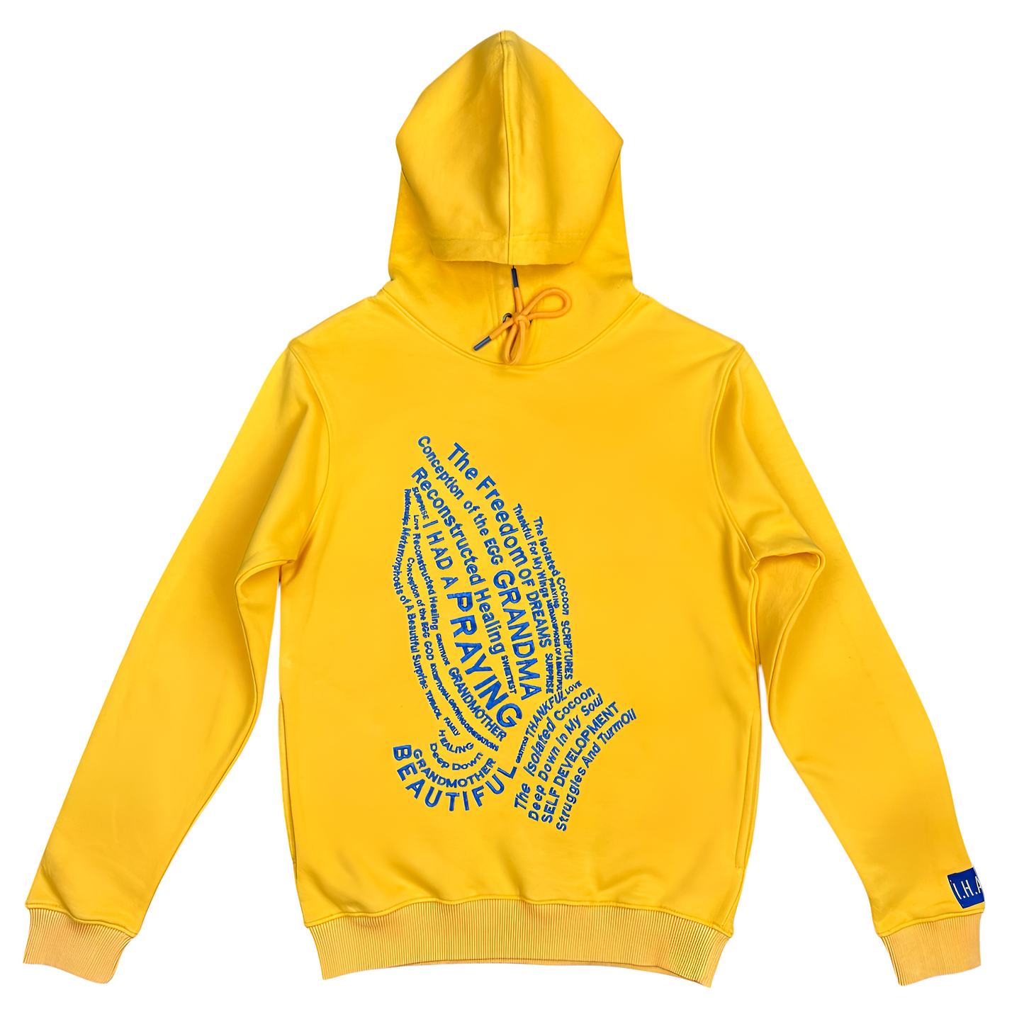 "FATHER I THANK YOU” HOODIE - (YELLOW/BLUE) LIMITED EDITION