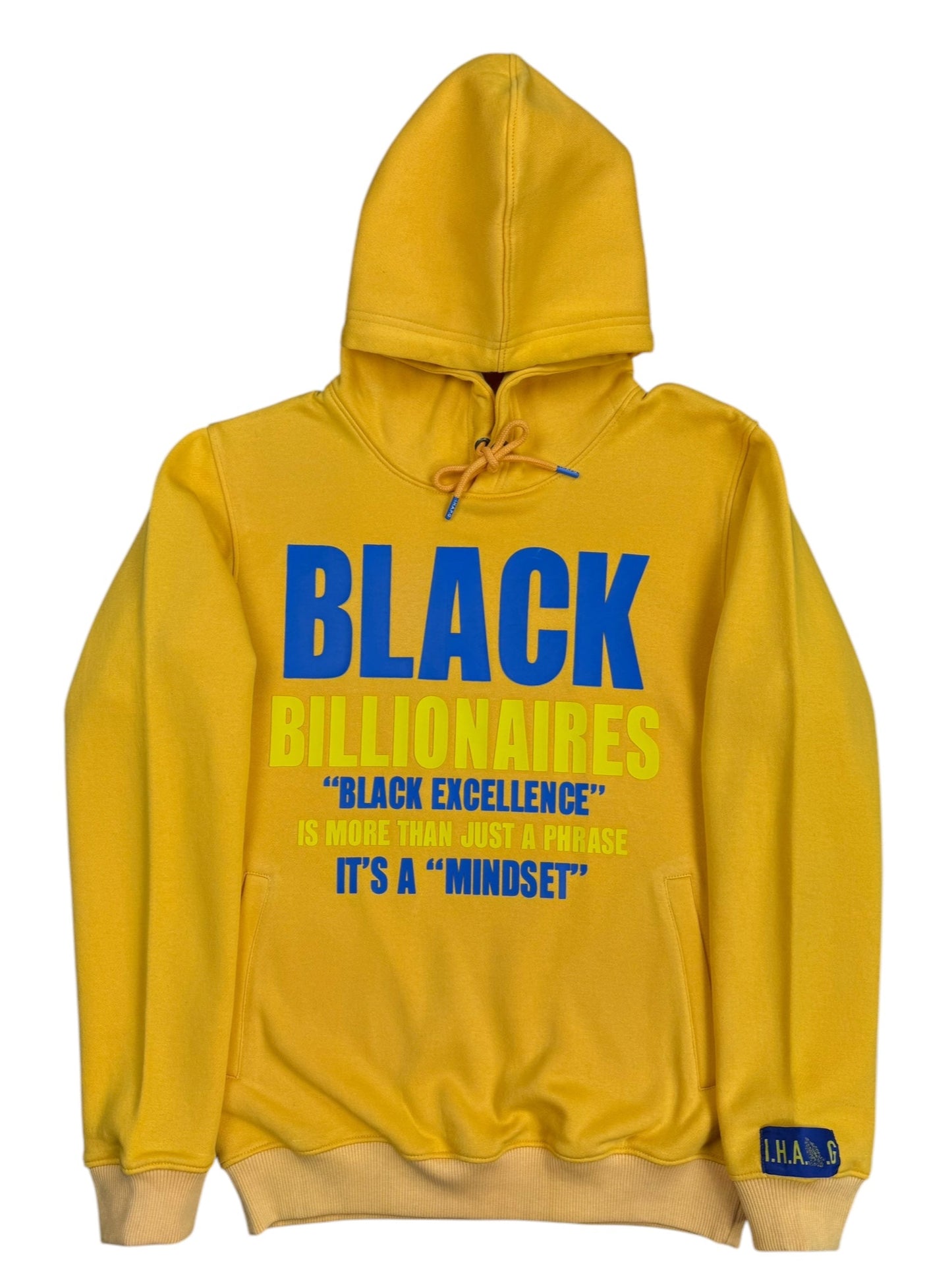 “BLACK BILLIONAIRES” 3D HOODIE (YELLOW/BLUE)