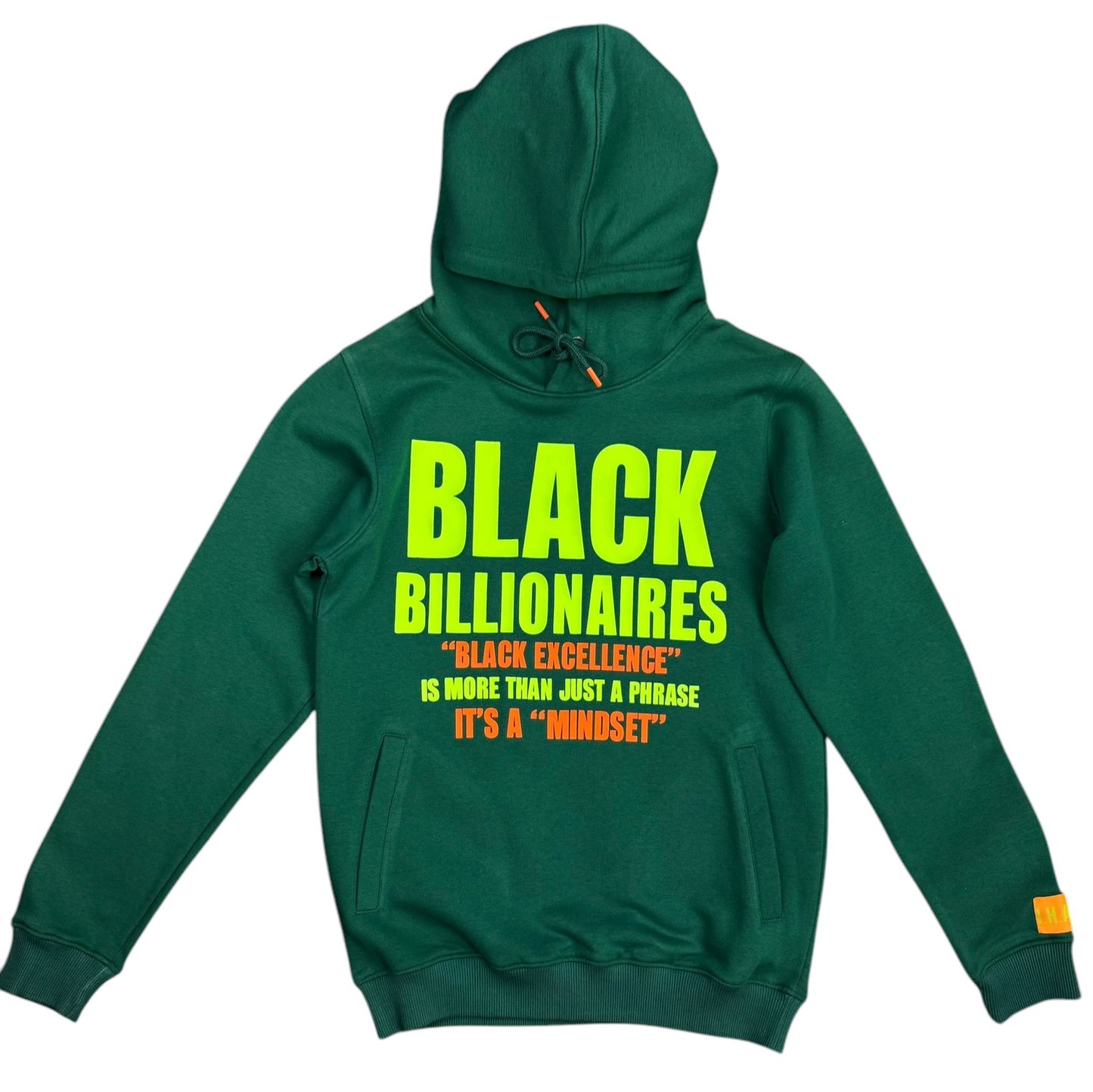 “BLACK BILLIONAIRES” 3D HOODIE (GREEN/NEON/ORANGE)