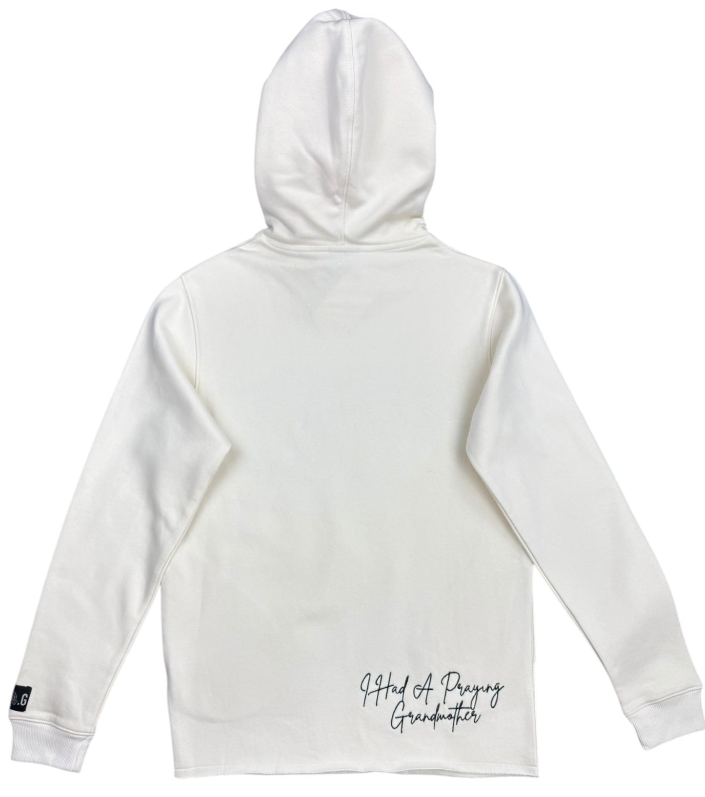 “LOVE IS” HOODIE (CREAM & BLACK)