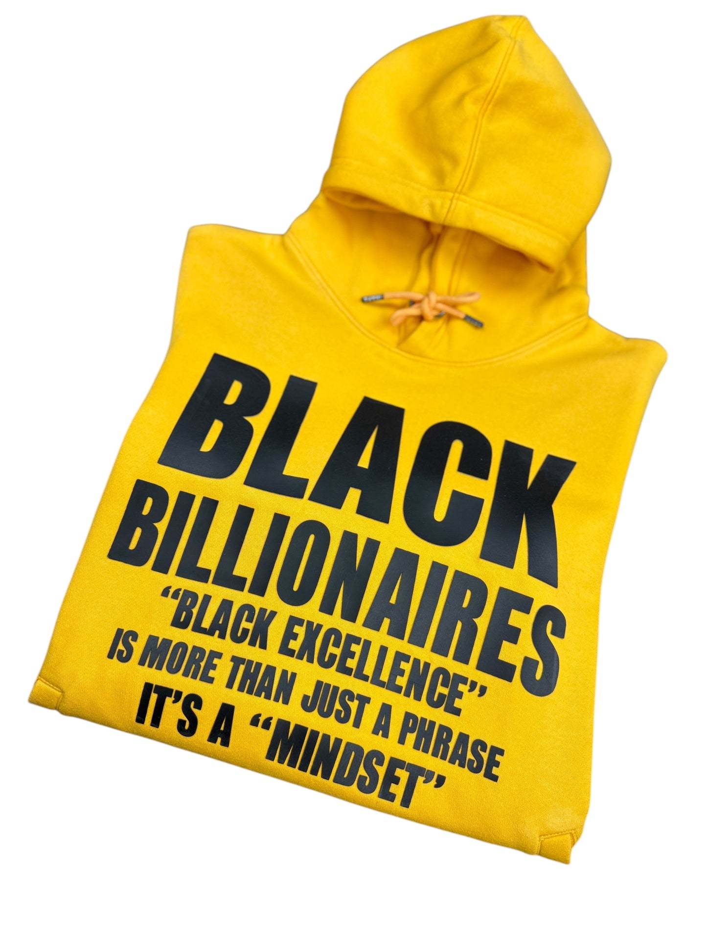 “BLACK BILLIONAIRES” 3D HOODIE (MUSTARD YELLOW/ BLACK)