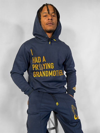 “GRANDMA’S LOVE” SWEATSUIT (NAVY BLUE/YELLOW)